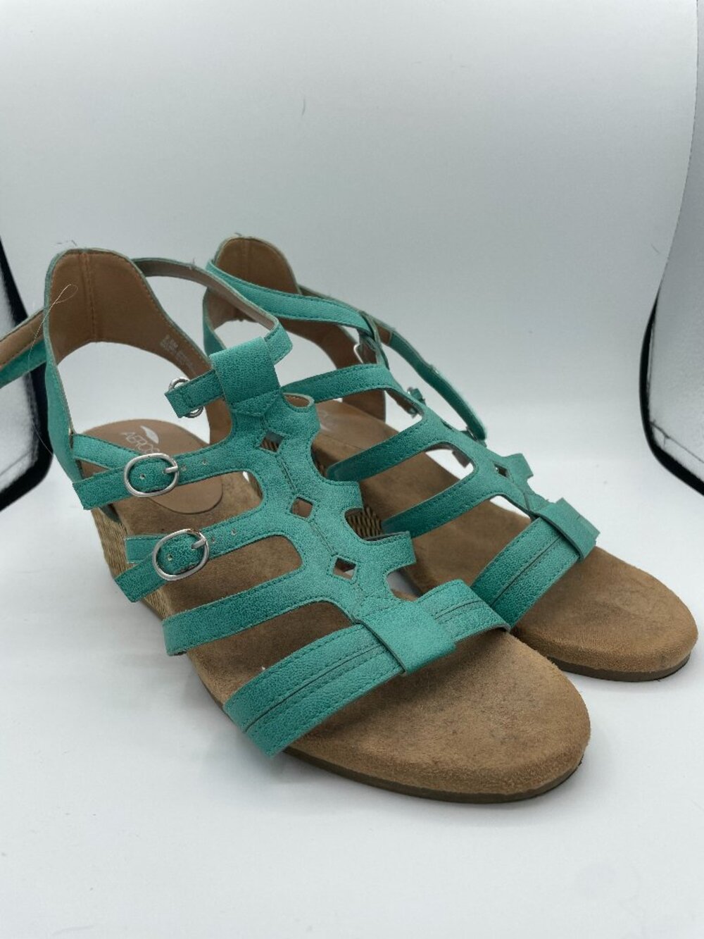 Aerosoles Dame Show Wedge Sandal Size 9.5
